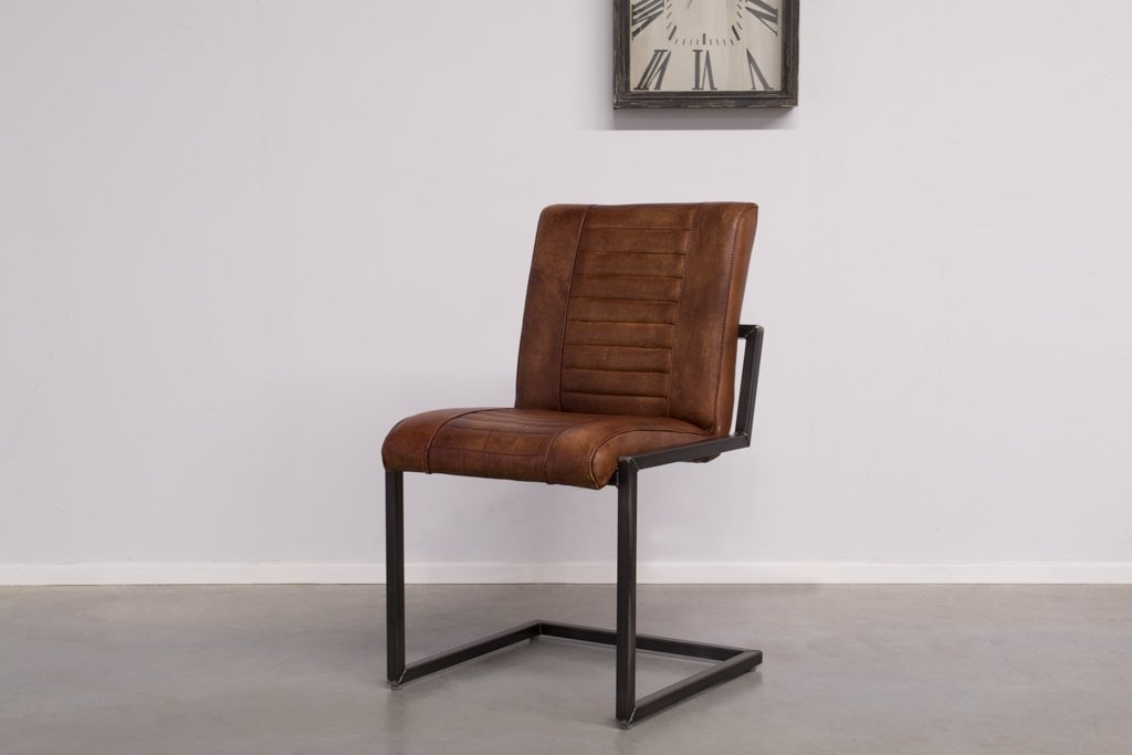 Industrial dining room chair Melf | industrial square