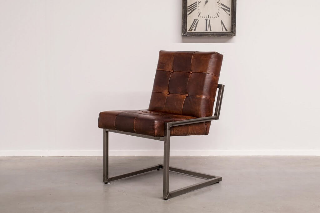Industrial dining room chair Arad | industrial square