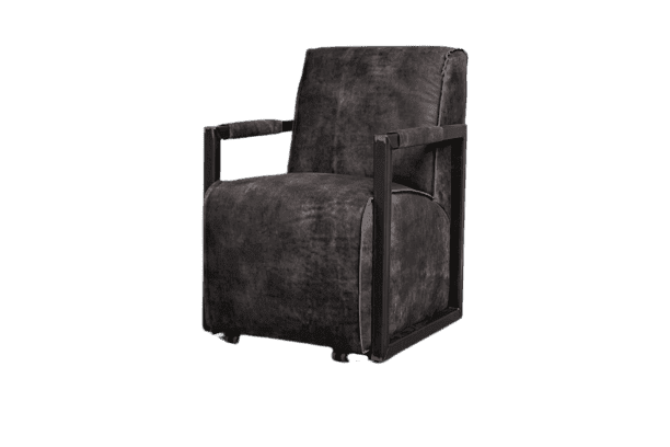 Industrial dining chair Mountain | with armrests | industrial square